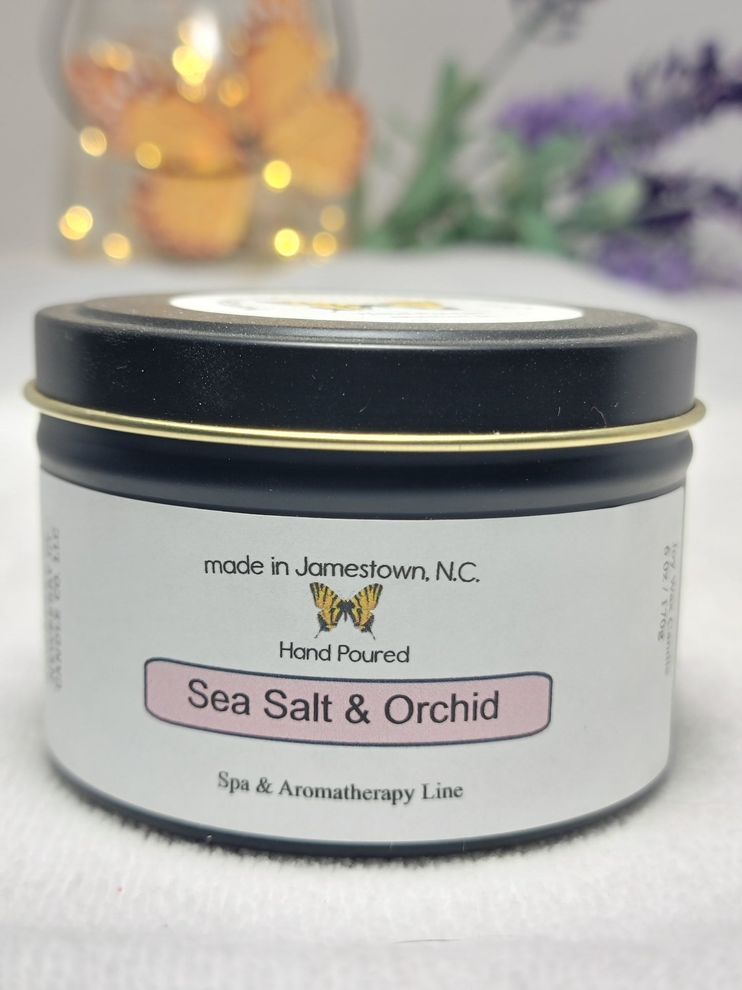 Sea Salt & Orchid | 6 .oz tin