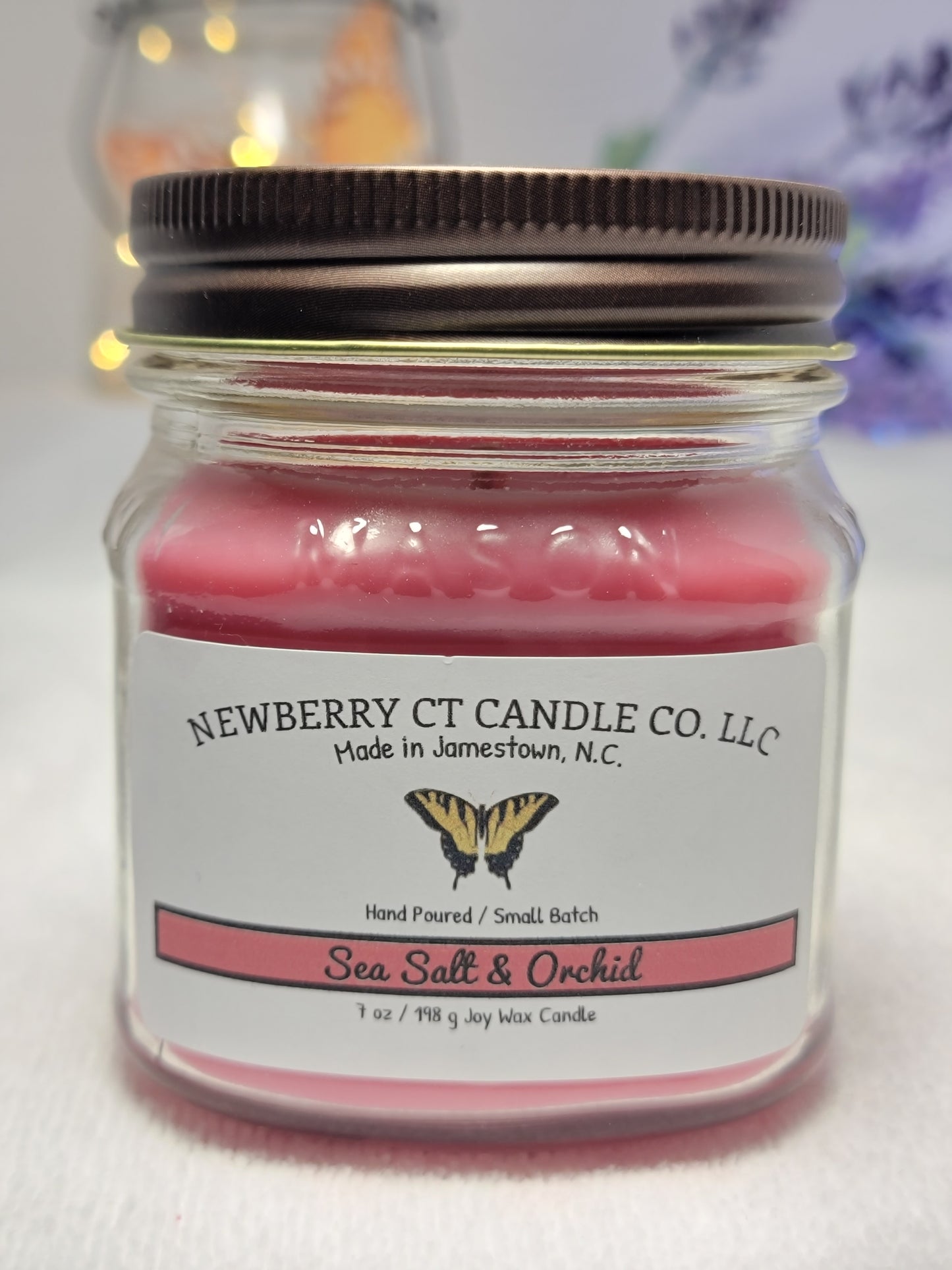 Sea Salt & Orchid | 7 .oz Mason Jar
